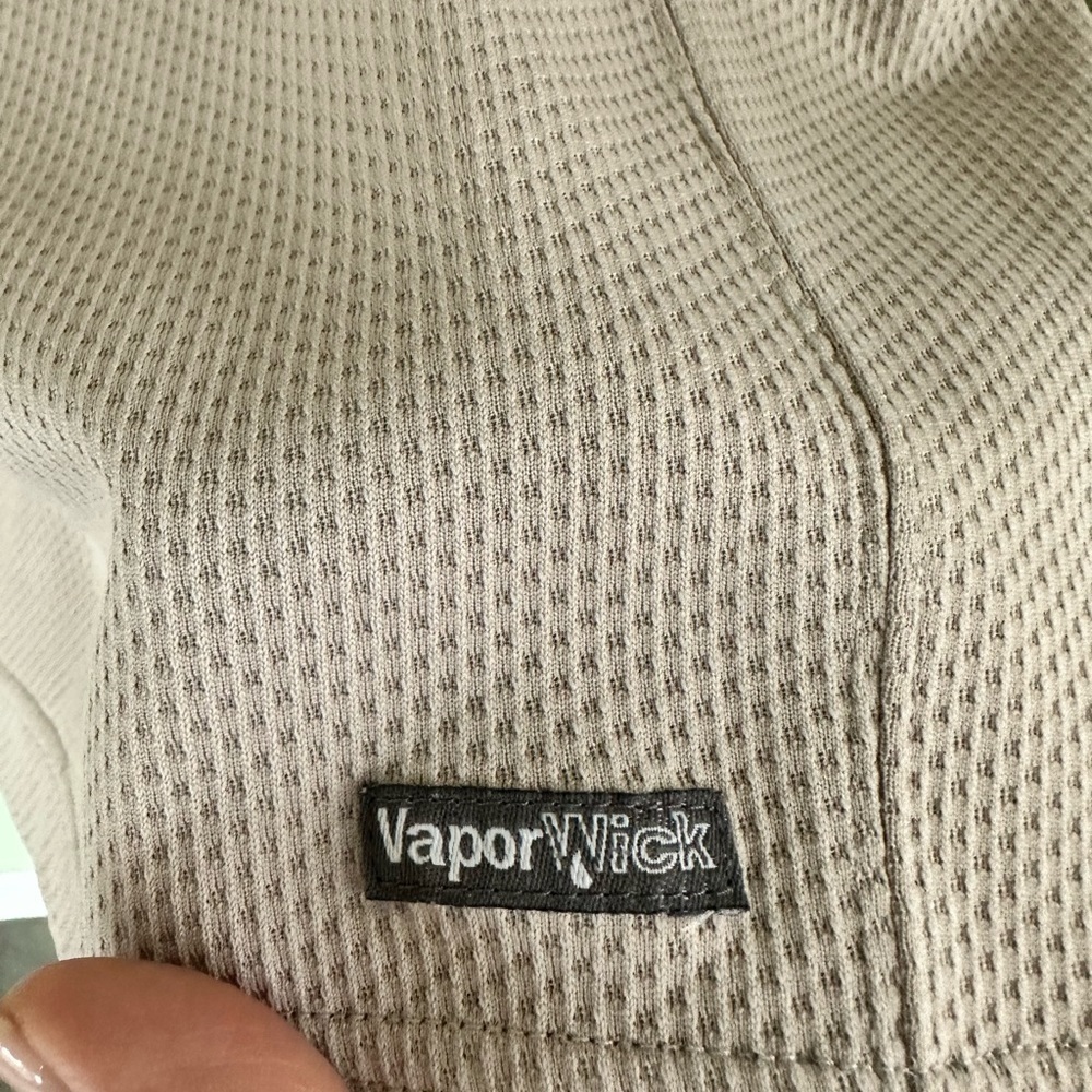 NORTH FACE Vapor Wick Shirt Men's L Navy 1/4 Zip Waffle Base Layer Long Sleeve‍‍ - Picture 5 of 8